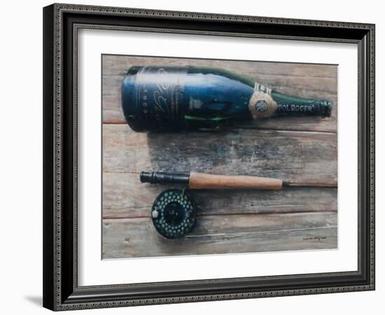 Bottle and Rod I, 2012-Lincoln Seligman-Framed Giclee Print