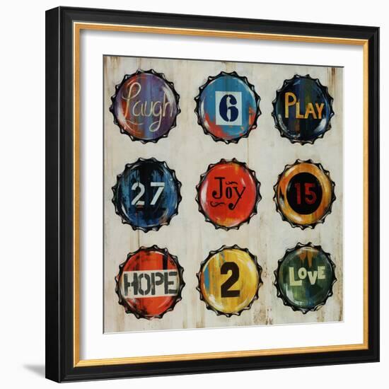 Bottle Cap III-Sydney Edmunds-Framed Giclee Print