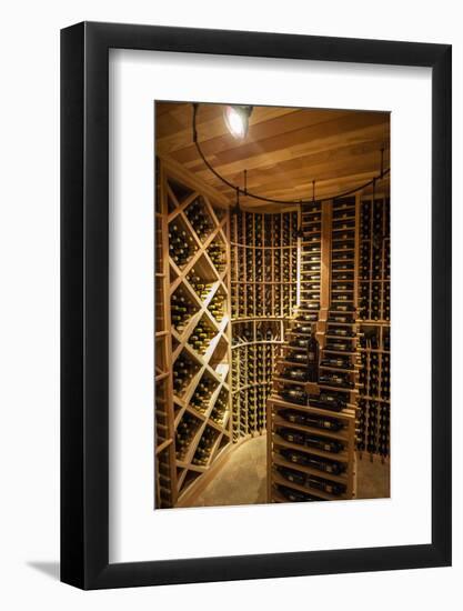 Bottle Cellar at Walla Walla Winery, Walla Walla, Washington, USA-Richard Duval-Framed Photographic Print