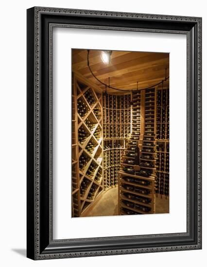 Bottle Cellar at Walla Walla Winery, Walla Walla, Washington, USA-Richard Duval-Framed Photographic Print