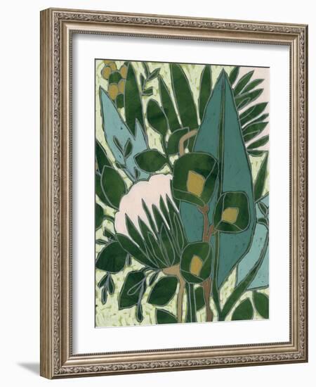 Bottle Glass Garden I-June Vess-Framed Art Print