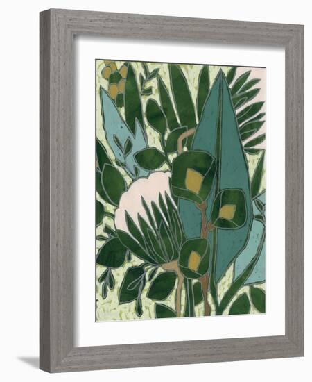 Bottle Glass Garden I-June Vess-Framed Art Print