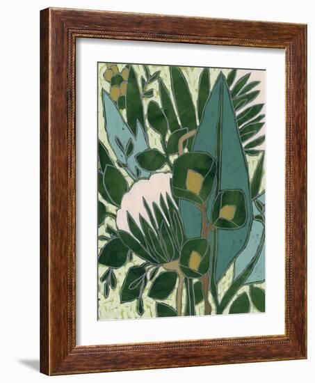 Bottle Glass Garden I-June Vess-Framed Art Print