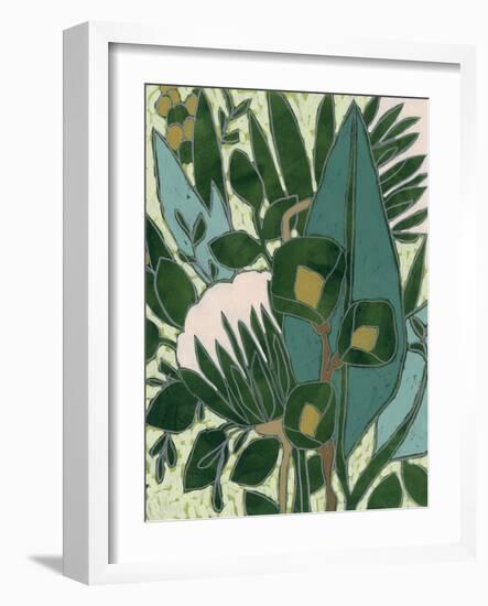 Bottle Glass Garden I-June Vess-Framed Art Print