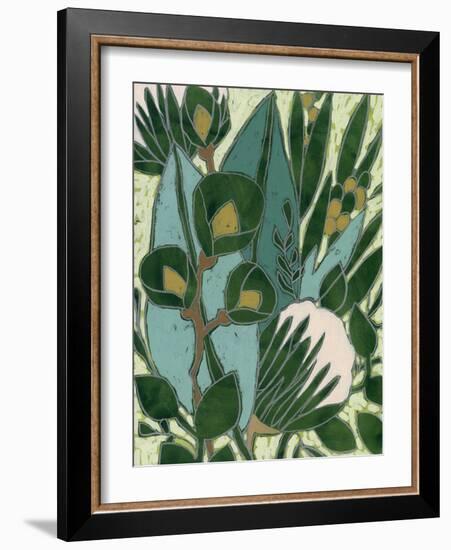 Bottle Glass Garden II-June Vess-Framed Art Print