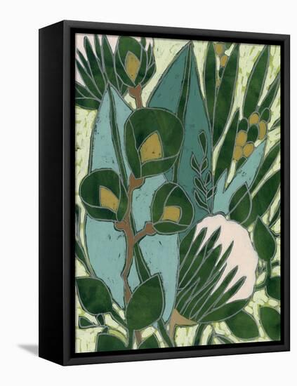 Bottle Glass Garden II-June Vess-Framed Stretched Canvas