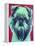 Bottle Green Brussels Griffon-Dawgart-Framed Premier Image Canvas