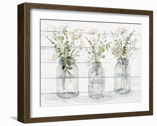 Bottle Greenery-Livi Finn-Framed Art Print