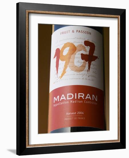 Bottle of 1907 Madiran, France-Per Karlsson-Framed Photographic Print