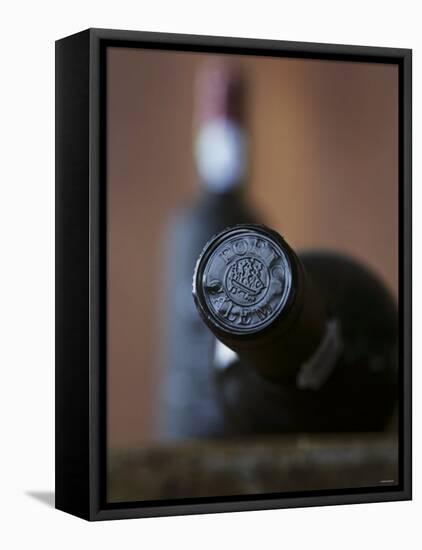 Bottle of Port Wine-Henrik Freek-Framed Premier Image Canvas