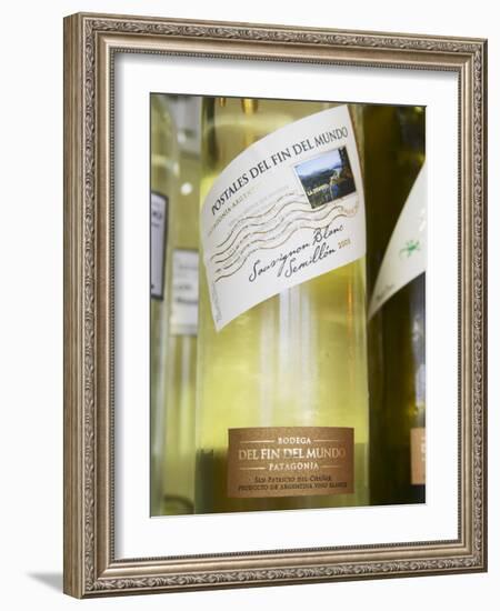 Bottle of Postal, Bodega Del Fin Del Mundo, the End of the World, Neuquen, Patagonia, Argentina-Per Karlsson-Framed Photographic Print