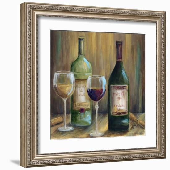 Bottle of Red Bottle of White-Marilyn Dunlap-Framed Art Print