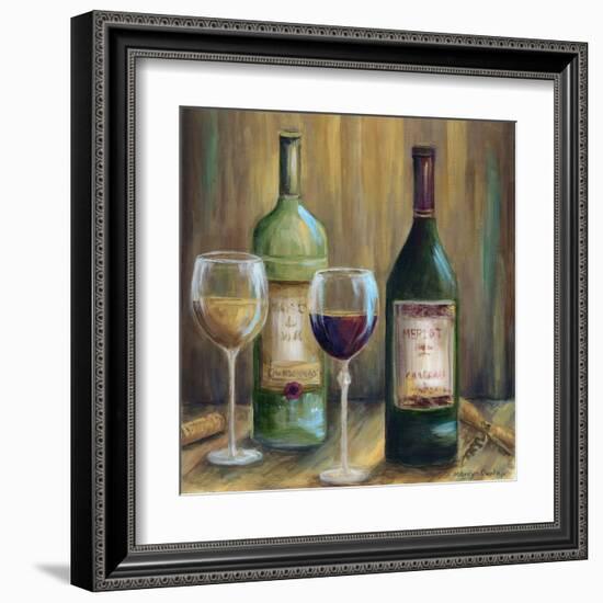 Bottle of Red Bottle of White-Marilyn Dunlap-Framed Art Print