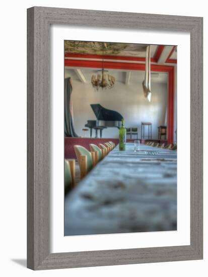 Bottle on Table-Nathan Wright-Framed Photographic Print