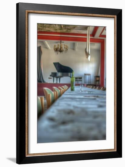 Bottle on Table-Nathan Wright-Framed Photographic Print