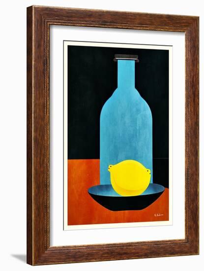 Bottle with (Lonesome) Lemon : Skinny Bitch-Bo Anderson-Framed Giclee Print
