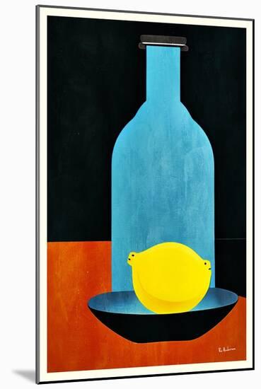 Bottle with (Lonesome) Lemon : Skinny Bitch-Bo Anderson-Mounted Giclee Print
