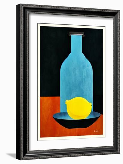Bottle with (Lonesome) Lemon : Skinny Bitch-Bo Anderson-Framed Giclee Print