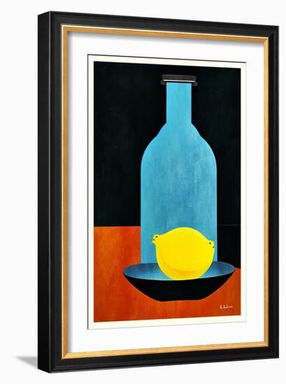 Bottle with (Lonesome) Lemon : Skinny Bitch-Bo Anderson-Framed Giclee Print