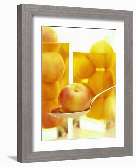 Bottled Peaches-Ashley Mackevicius-Framed Photographic Print