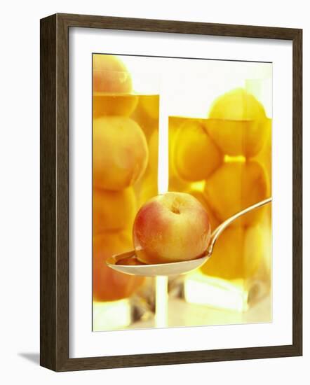 Bottled Peaches-Ashley Mackevicius-Framed Photographic Print