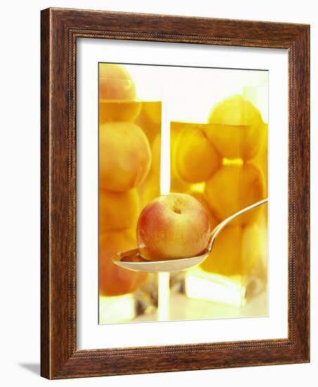 Bottled Peaches-Ashley Mackevicius-Framed Photographic Print