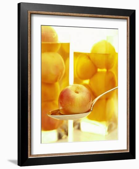 Bottled Peaches-Ashley Mackevicius-Framed Photographic Print