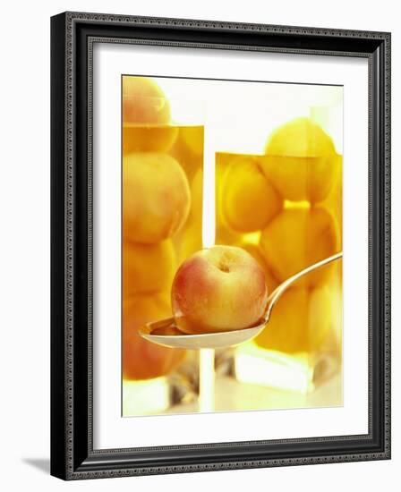 Bottled Peaches-Ashley Mackevicius-Framed Photographic Print