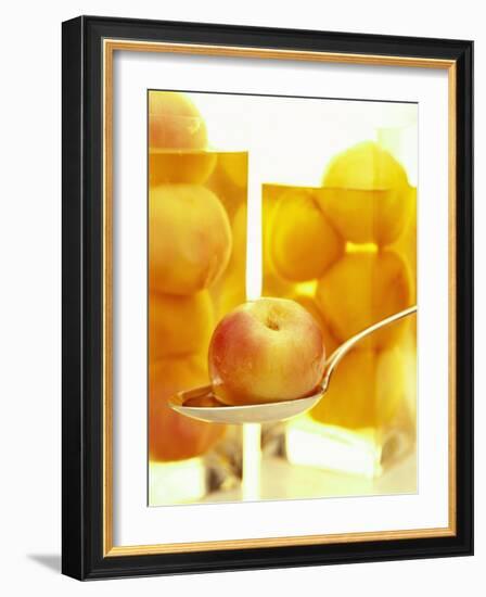 Bottled Peaches-Ashley Mackevicius-Framed Photographic Print