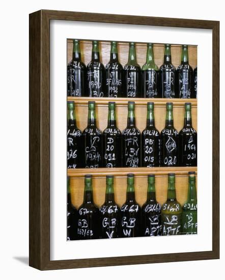 Bottles for Tasting, Symington's Port Lodge, Oporto (Porto), Portugal-Upperhall-Framed Photographic Print