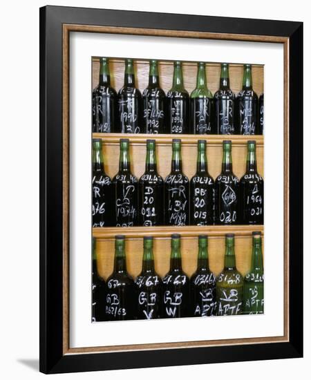 Bottles for Tasting, Symington's Port Lodge, Oporto (Porto), Portugal-Upperhall-Framed Photographic Print