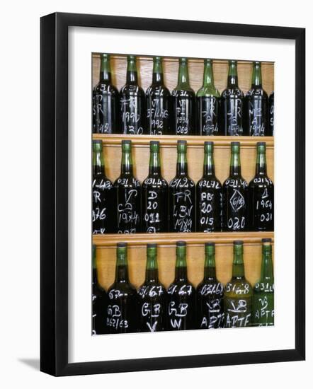 Bottles for Tasting, Symington's Port Lodge, Oporto (Porto), Portugal-Upperhall-Framed Photographic Print