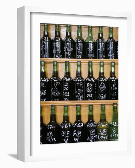 Bottles for Tasting, Symington's Port Lodge, Oporto (Porto), Portugal-Upperhall-Framed Photographic Print