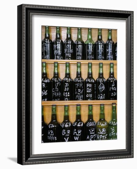 Bottles for Tasting, Symington's Port Lodge, Oporto (Porto), Portugal-Upperhall-Framed Photographic Print