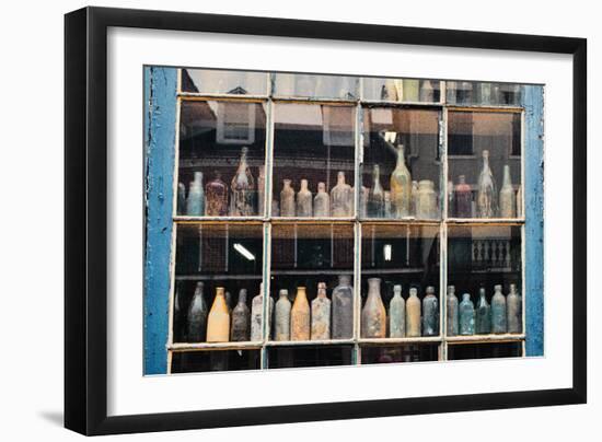 Bottles In New Orleans Louisiana Storefront-null-Framed Photo