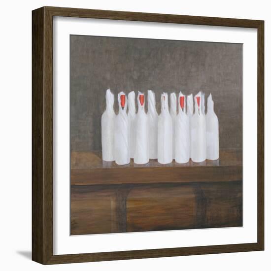 Bottles in Paper, 2005-Lincoln Seligman-Framed Giclee Print