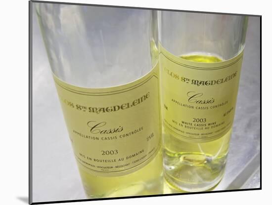 Bottles of Cassis, Clos Ste Magdeleine, Sack-Zafiropulo, Cote d'Azur, Bouches Du Rhone, France-Per Karlsson-Mounted Photographic Print