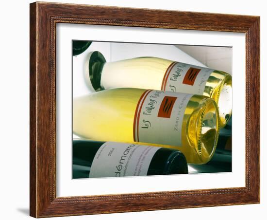 Bottles of Les Foulards Rouges, Lavinia Wine Shop, Paris, France-Per Karlsson-Framed Photographic Print