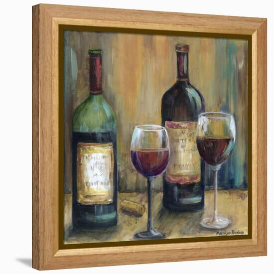 Bottles of Red-Marilyn Dunlap-Framed Stretched Canvas