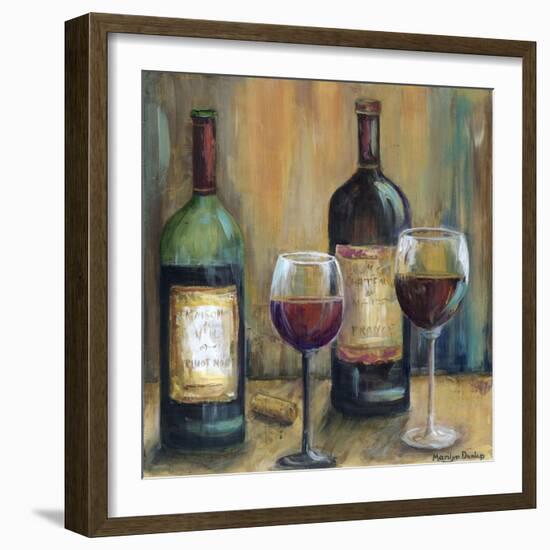 Bottles of Red-Marilyn Dunlap-Framed Art Print