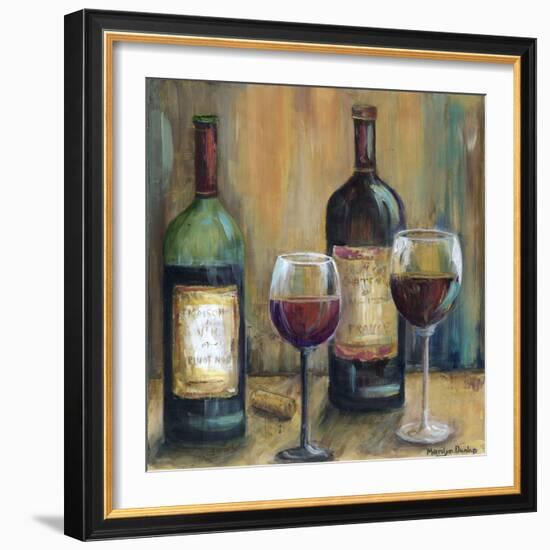 Bottles of Red-Marilyn Dunlap-Framed Art Print