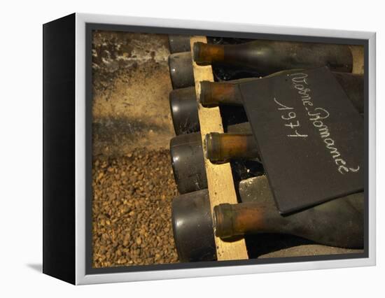 Bottles of Vosne Romanee, Burgundy Wine, Maison Louis Jadot, Beaune, Cote d'Or, Bourgogne, France-Per Karlsson-Framed Premier Image Canvas