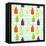 Bottles Pattern-TashaNatasha-Framed Stretched Canvas