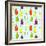 Bottles Pattern-TashaNatasha-Framed Art Print