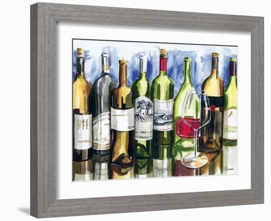 Bottles Reflect I-Heather French-Roussia-Framed Art Print