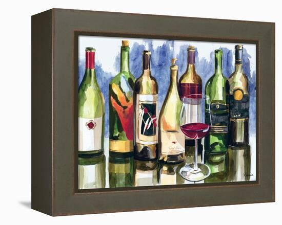 Bottles Reflect II-Heather French-Roussia-Framed Stretched Canvas