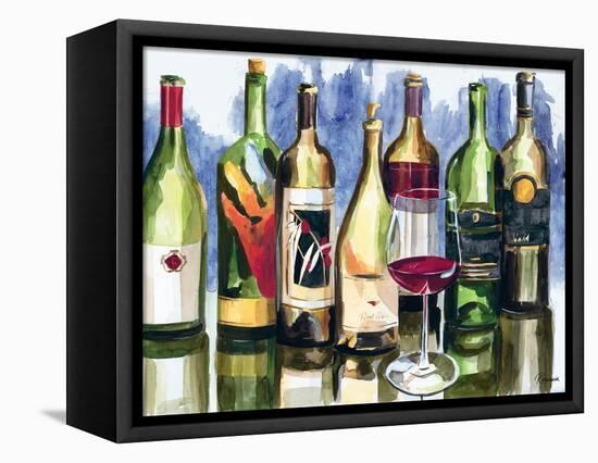 Bottles Reflect II-Heather French-Roussia-Framed Stretched Canvas