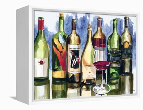 Bottles Reflect II-Heather French-Roussia-Framed Stretched Canvas