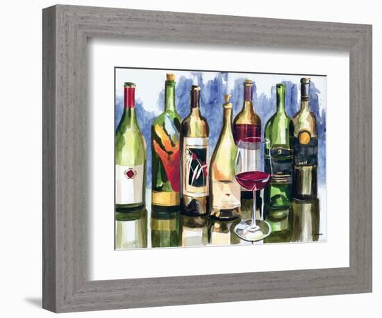 Bottles Reflect II-Heather French-Roussia-Framed Premium Giclee Print