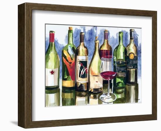 Bottles Reflect II-Heather French-Roussia-Framed Premium Giclee Print
